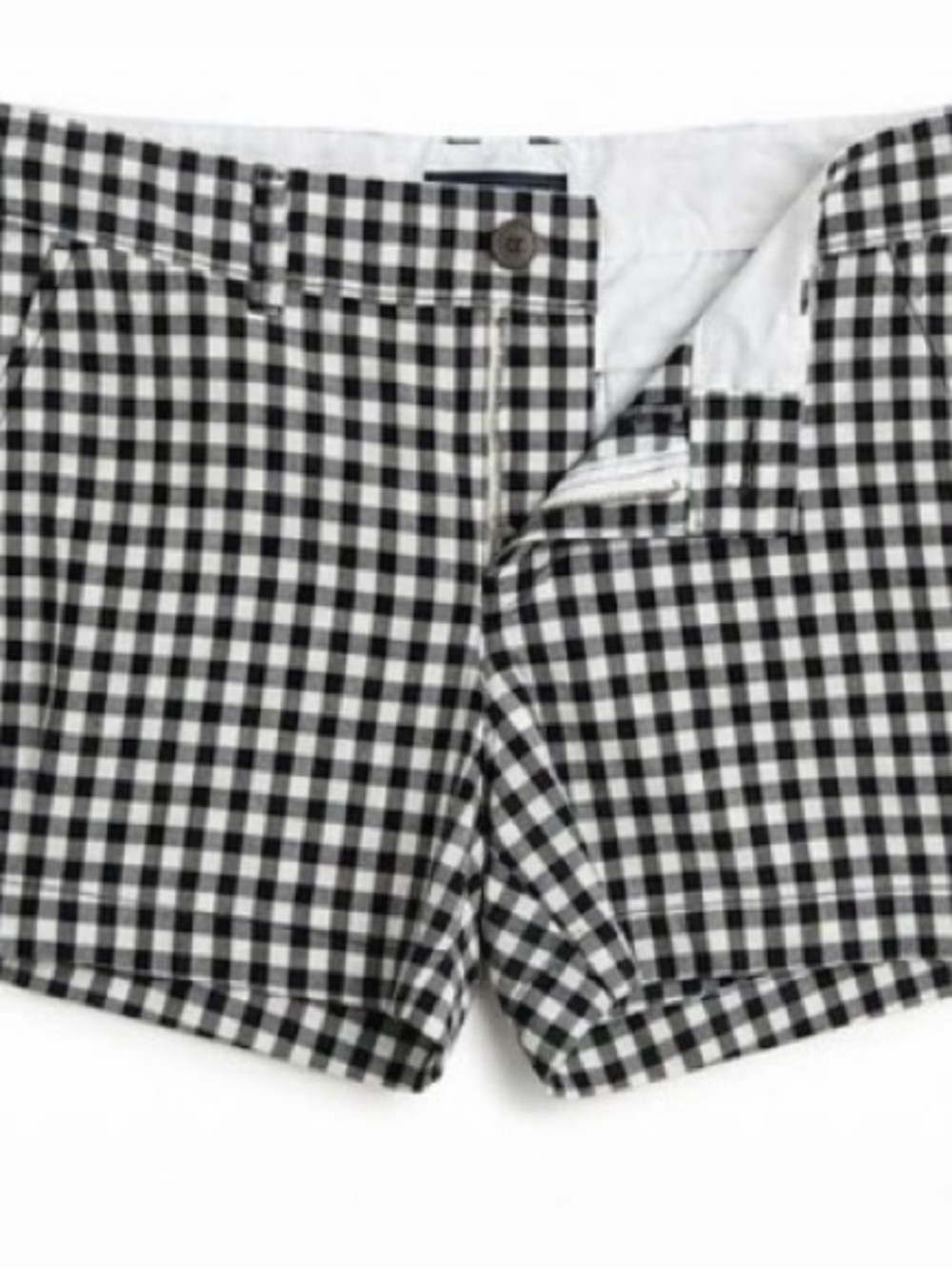 Old Navy Black and White Gingham Women's Shorts